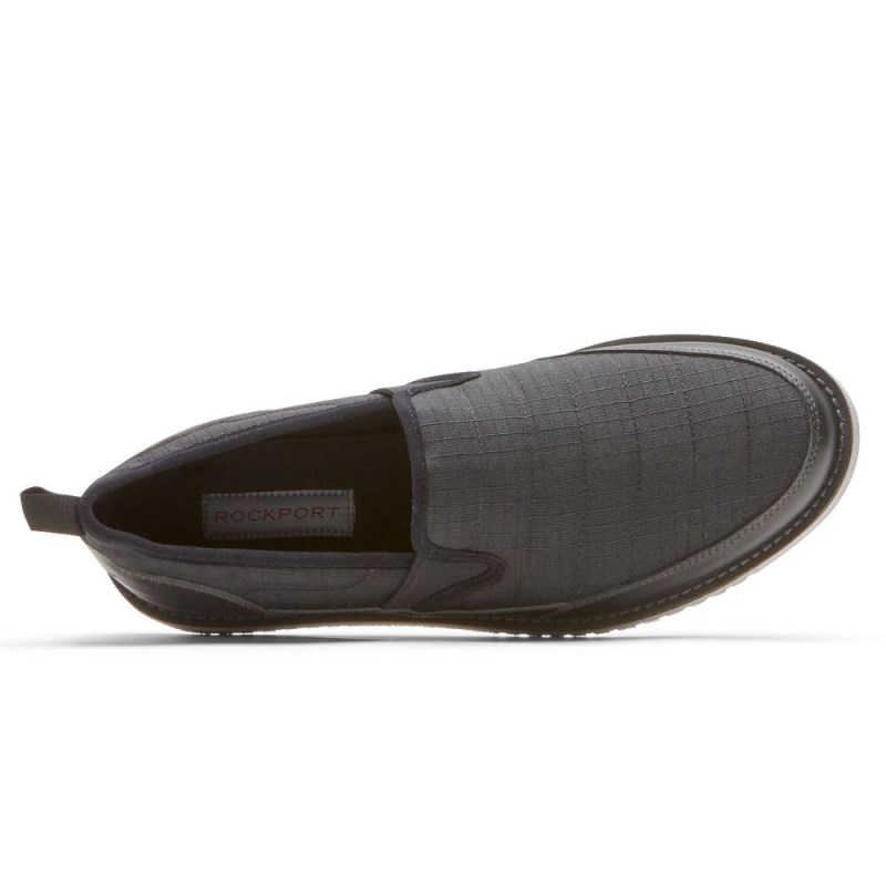 Rockport Axelrod Quilted Slip-On Men Loafers Black Singapore | AL8-06690