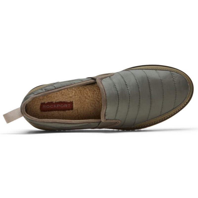 Rockport Axelrod Quilted Slip-On Men Loafers Olive Singapore | XC5-16671