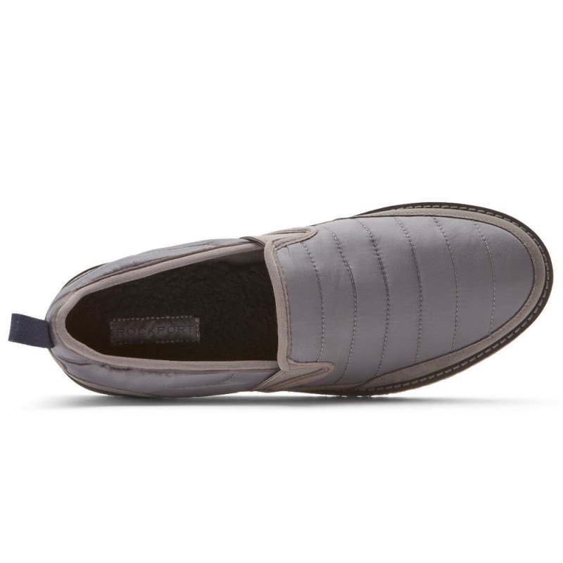 Rockport Axelrod Quilted Slip-On Men Loafers Grey Singapore | TQ8-15631