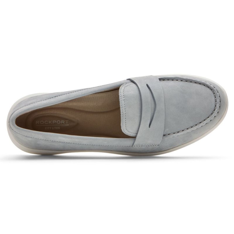 Rockport Ayva Washable Penny Women Loafers Blue Singapore | MJ2-35753