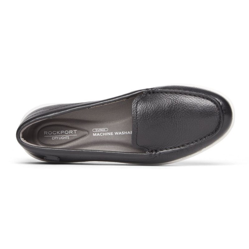 Rockport Ayva Washable Women Loafers Black Singapore | JX3-11331