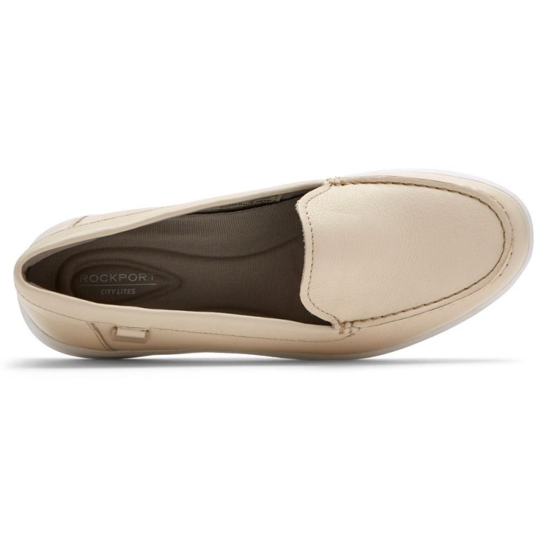 Rockport Ayva Washable Women Loafers Cream Singapore | AB2-32933