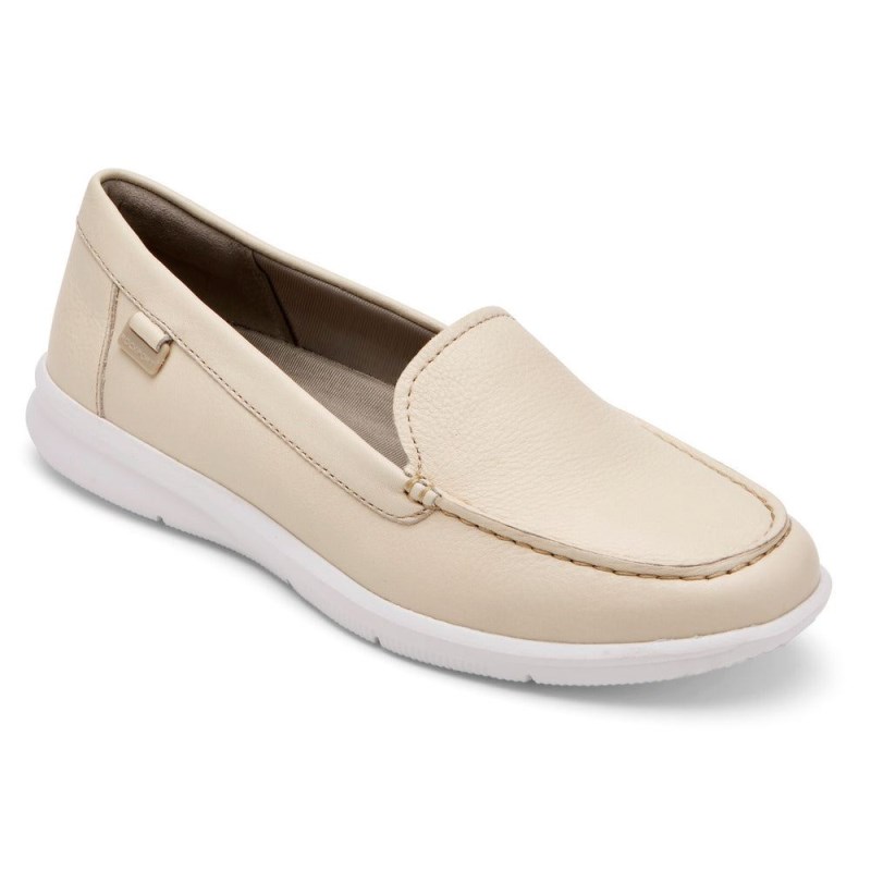 Rockport Ayva Washable Women Loafers Cream Singapore | AB2-32933