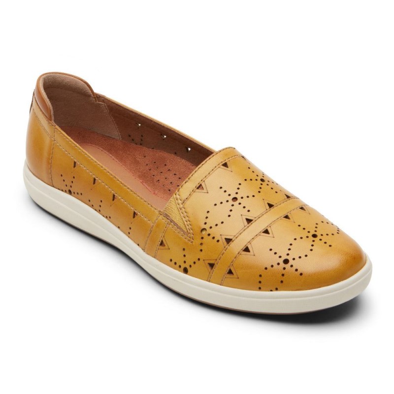 Rockport Bailee Women Slip Ons Yellow Singapore | LL4-44624