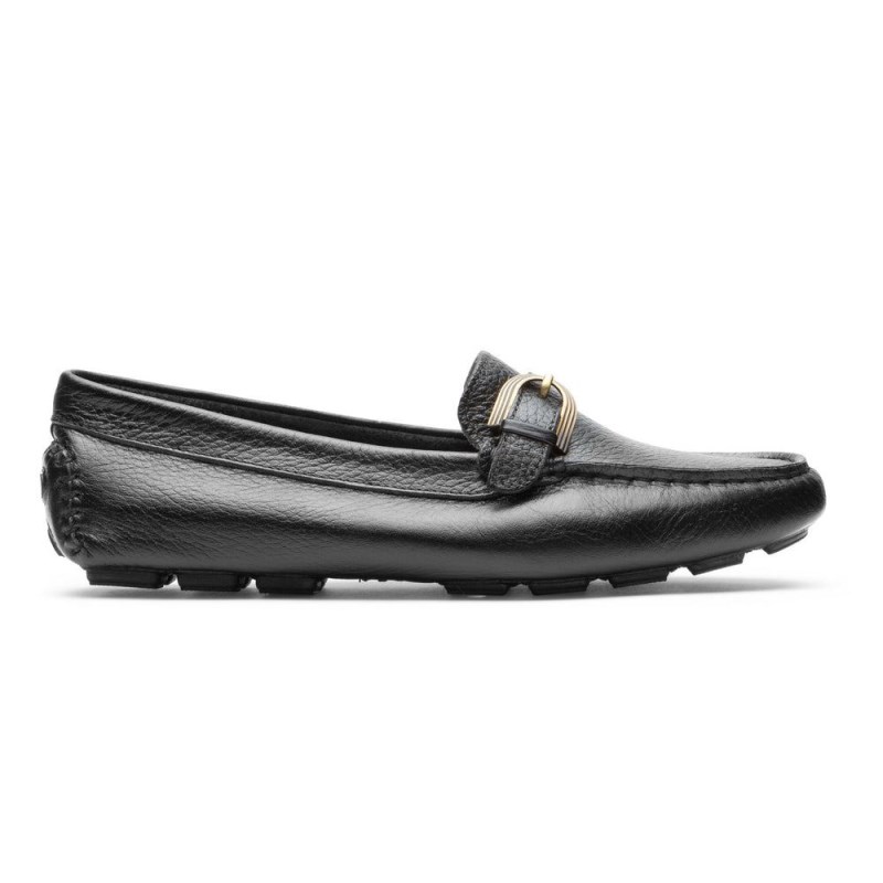 Rockport Bayview Buckle Women Loafers Black Singapore | CL9-52425