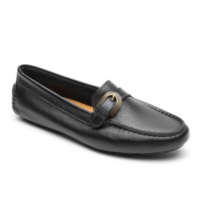 Rockport Bayview Buckle Women Loafers Black Singapore | CL9-52425