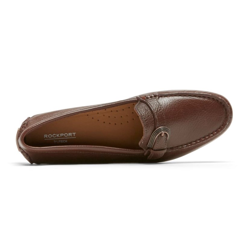 Rockport Bayview Buckle Women Loafers Brown Singapore | EW9-87068