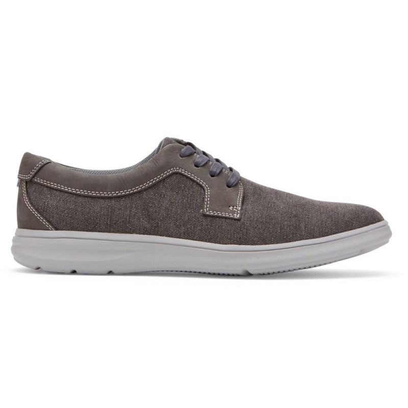 Rockport Beckwith Plain Toe 4-Eye Oxford Men Sneakers Grey Singapore | SU7-22552