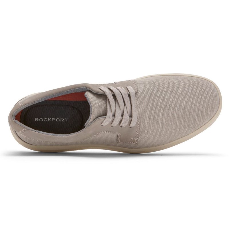 Rockport Beckwith Plain Toe 4-Eye Oxford Men Sneakers Grey Singapore | UF8-84428