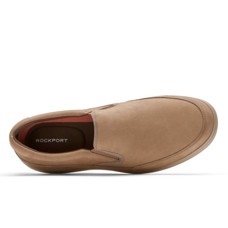 Rockport Beckwith Slip-On Men Loafers Brown Singapore | UK9-58835