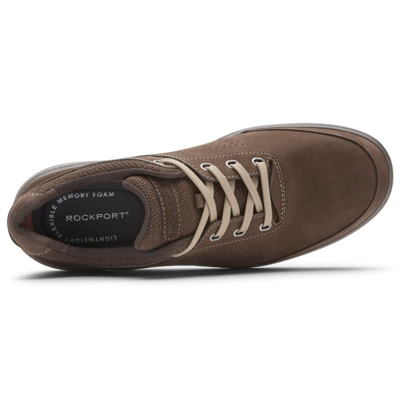 Rockport Beckwith Ubal Oxford Men Sneakers Dark Brown Singapore | GT4-46994