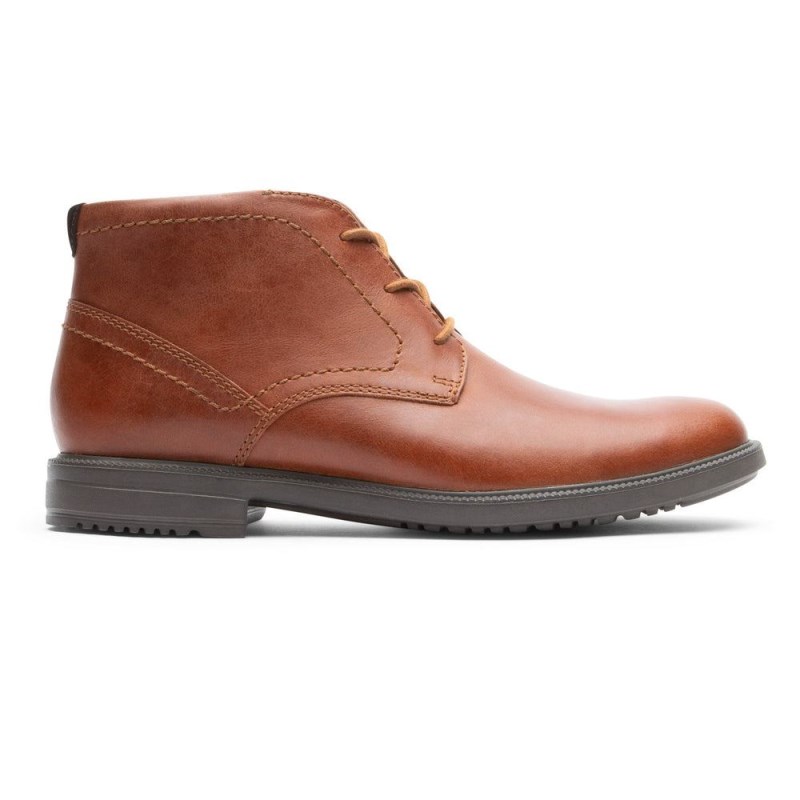 Rockport Berenger Men Chukka Boots Brown Singapore | BL4-33283