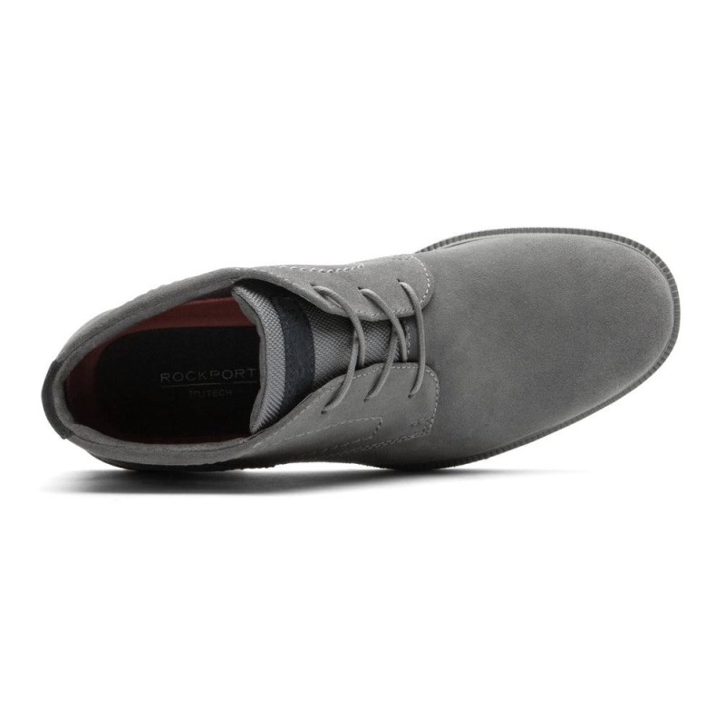 Rockport Berenger Men Chukka Boots Grey Singapore | NW7-11691