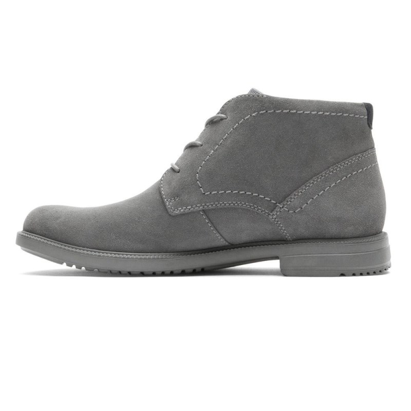 Rockport Berenger Men Chukka Boots Grey Singapore | NW7-11691