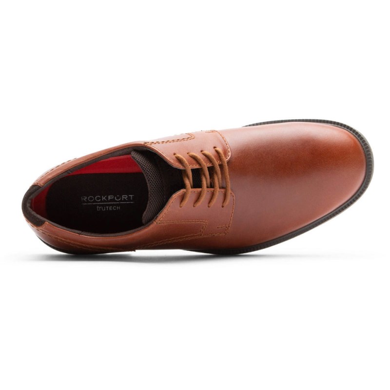 Rockport Berenger Men Oxford Shoes Brown Singapore | JZ1-74417