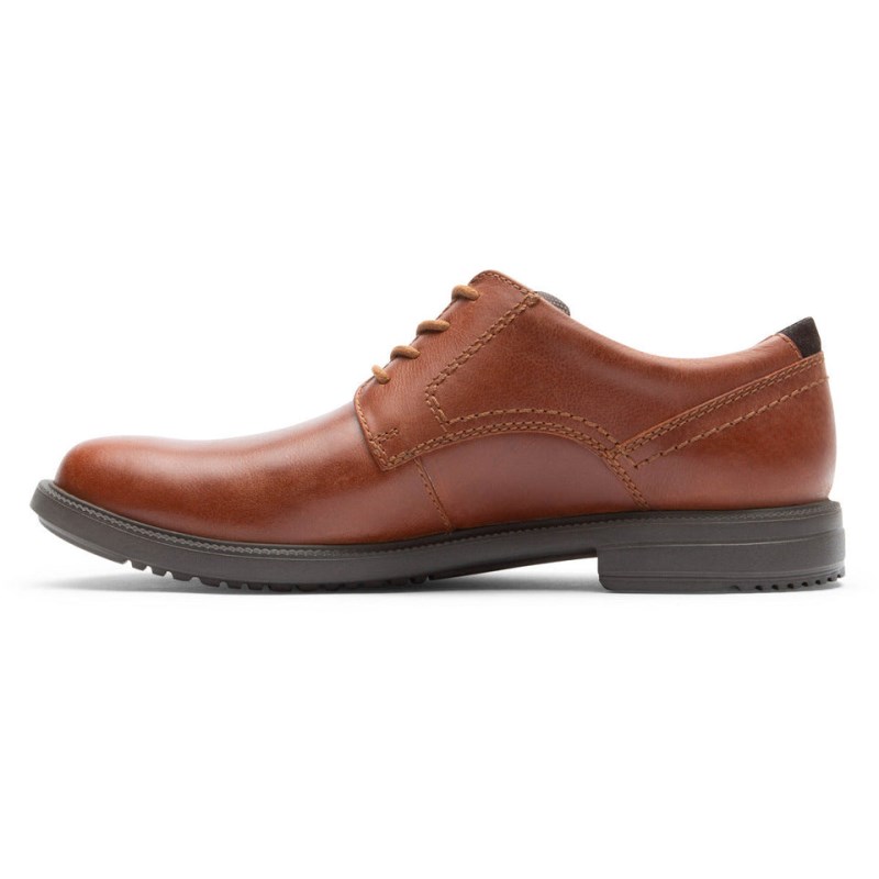 Rockport Berenger Men Oxford Shoes Brown Singapore | JZ1-74417