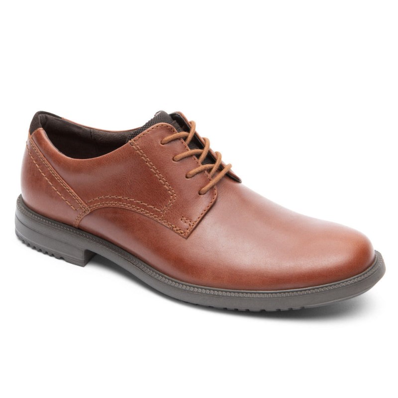 Rockport Berenger Men Oxford Shoes Brown Singapore | JZ1-74417