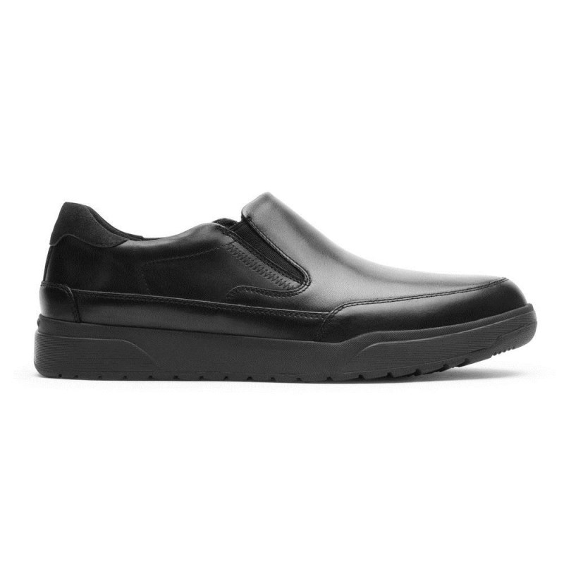 Rockport Bronson Slip-On Men Loafers Black Singapore | BO4-03780