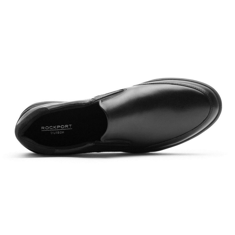 Rockport Bronson Slip-On Men Loafers Black Singapore | BO4-03780