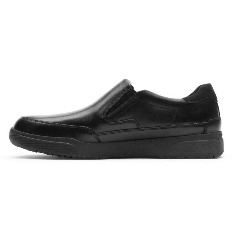 Rockport Bronson Slip-On Men Loafers Black Singapore | BO4-03780