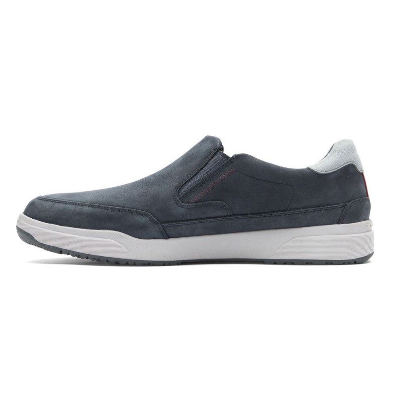 Rockport Bronson Slip-On Men Loafers Navy Singapore | XA9-82748