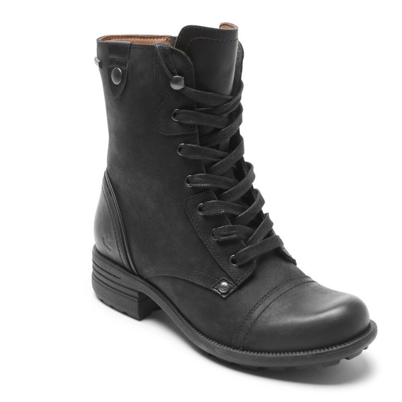 Rockport Brunswick Women Waterproof Boots Black Singapore | AJ2-90049