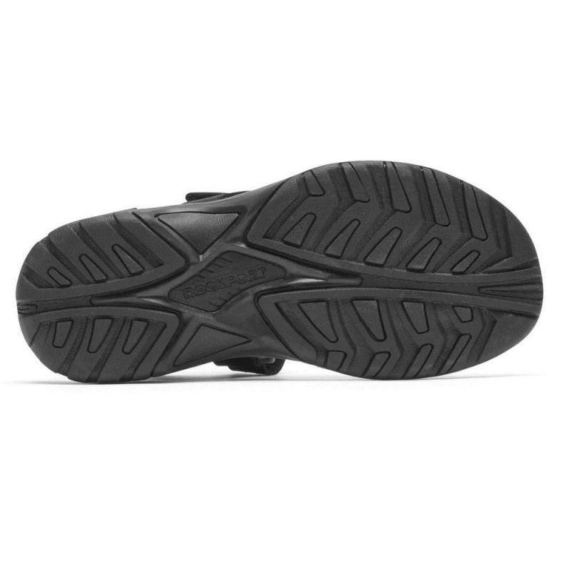 Rockport Byron Adjustable Men Sandals Black Singapore | NS2-36453