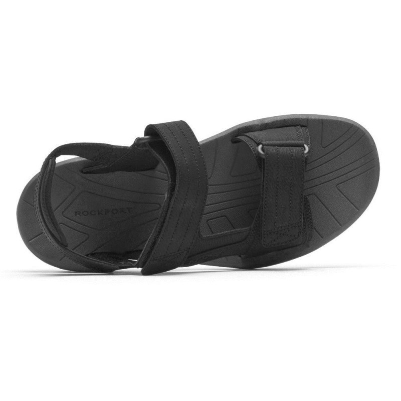 Rockport Byron Adjustable Men Sandals Black Singapore | NS2-36453