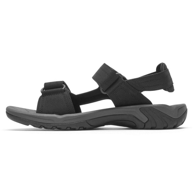 Rockport Byron Adjustable Men Sandals Black Singapore | NS2-36453