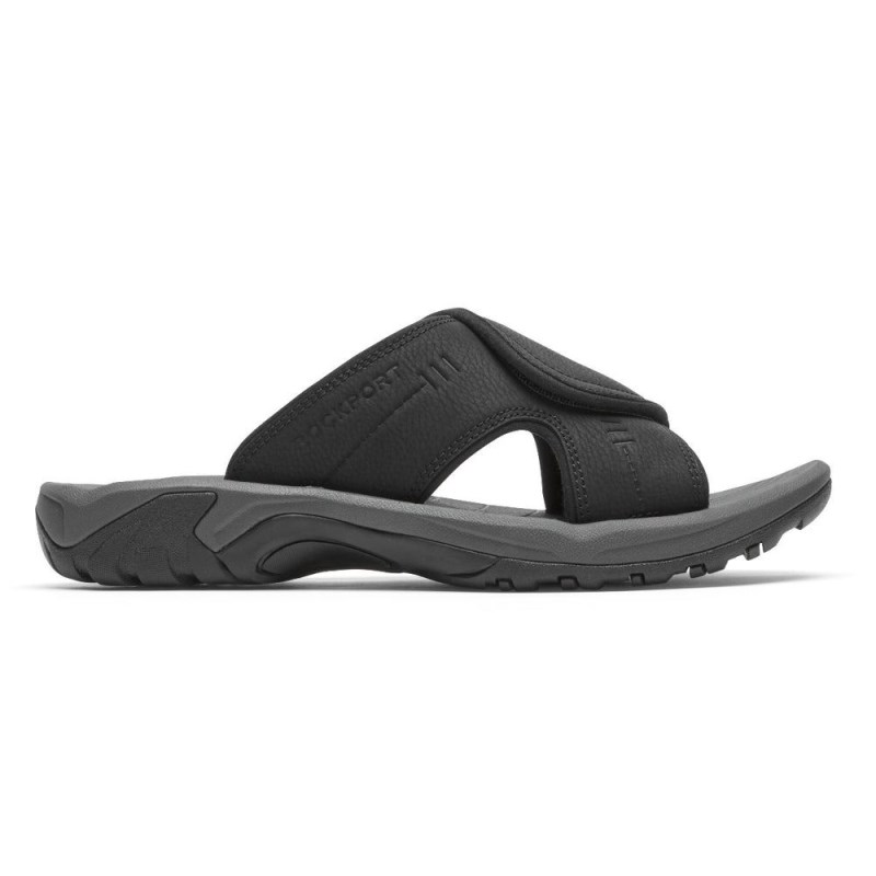 Rockport Byron Men Slides Black Singapore | RX8-69426