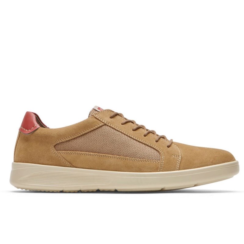 Rockport Caldwell Cupsole Men Sneakers Beige Singapore | JU8-97119