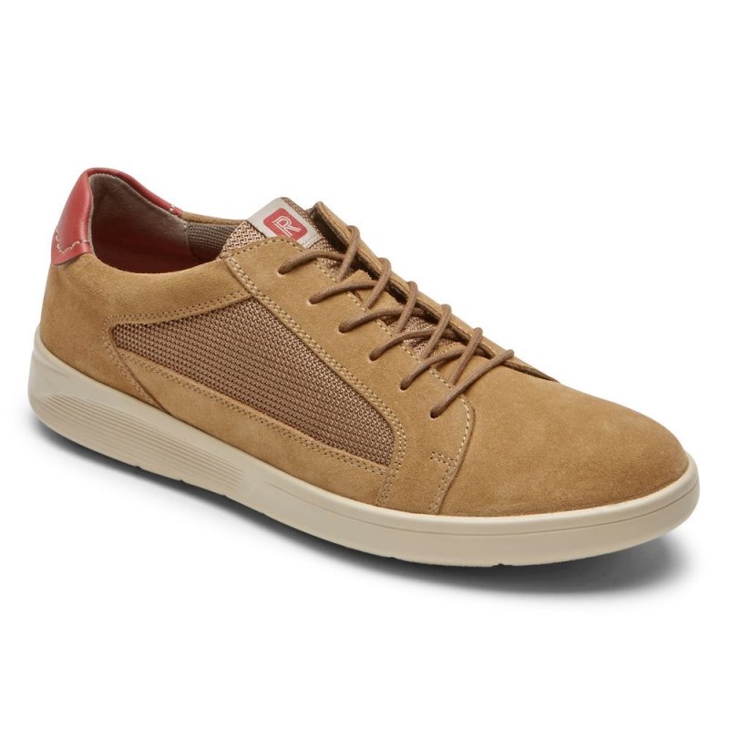 Rockport Caldwell Cupsole Men Sneakers Beige Singapore | JU8-97119