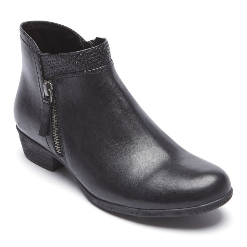 Rockport Carly Women Booties Black Singapore | WD6-76287