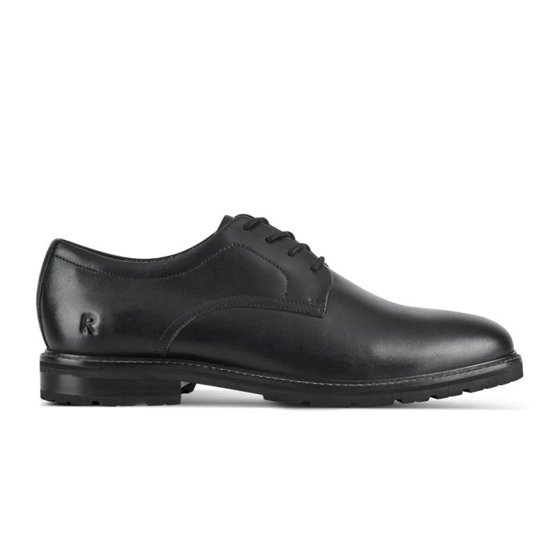 Rockport Cedric Dress Lace-up Almond Toe Men Oxford Shoes Black Singapore | NZ0-35383