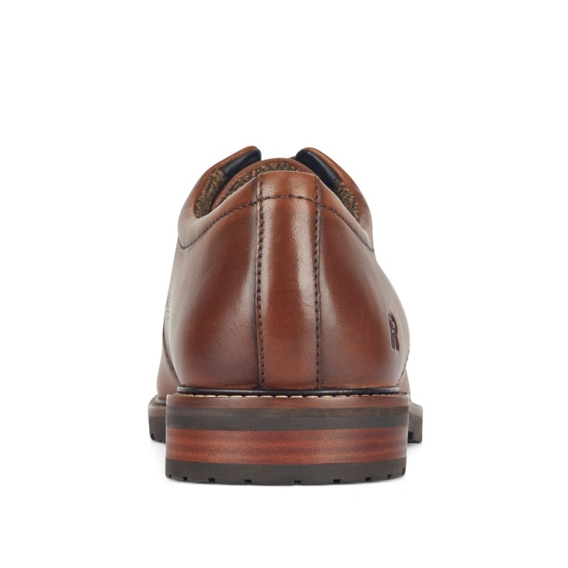 Rockport Cedric Dress Lace-up Almond Toe Men Oxford Shoes Dark Brown Singapore | XQ8-04800