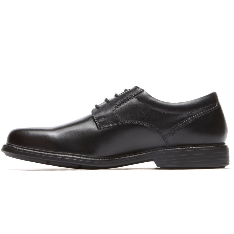 Rockport Charles Road Plain Toe Men Oxford Shoes Black Singapore | RZ0-45144