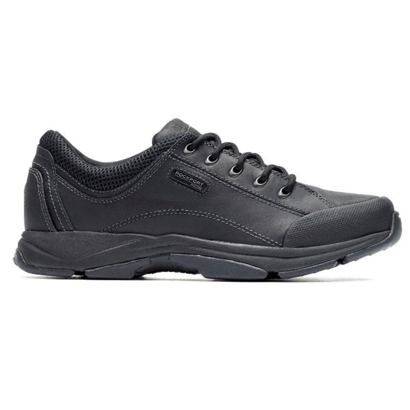 Rockport Chranson Lace-Up Men Walking Shoes Black Singapore | NS4-26102