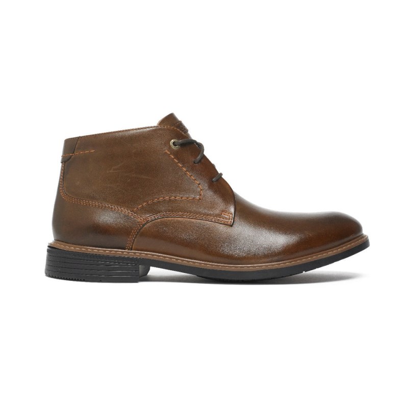 Rockport Classic Break Men Chukka Boots Dark Brown Singapore | FB7-08480