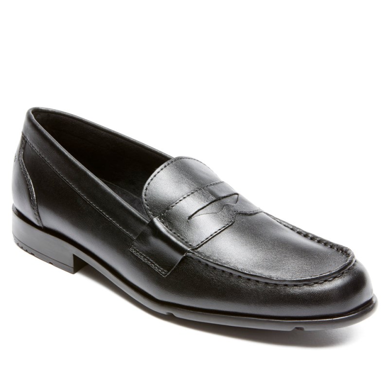 Rockport Classic Penny Men Loafers Black Singapore | YN3-56275