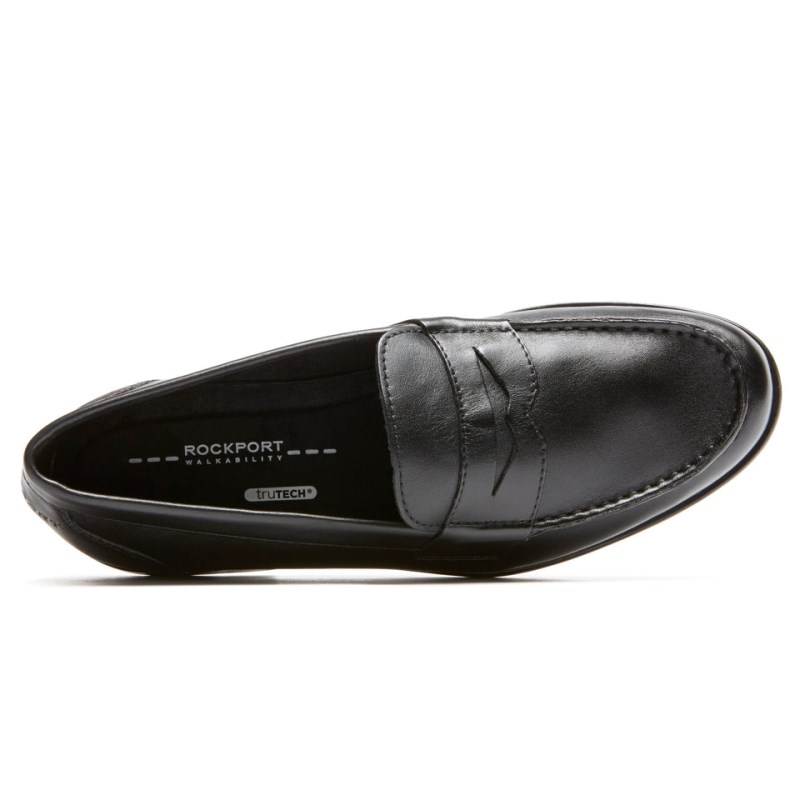 Rockport Classic Penny Men Loafers Black Singapore | YN3-56275