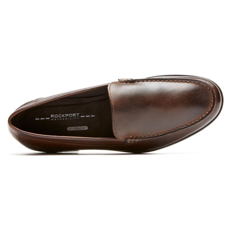 Rockport Classic Venetian Men Loafers Dark Brown Singapore | NP8-29862