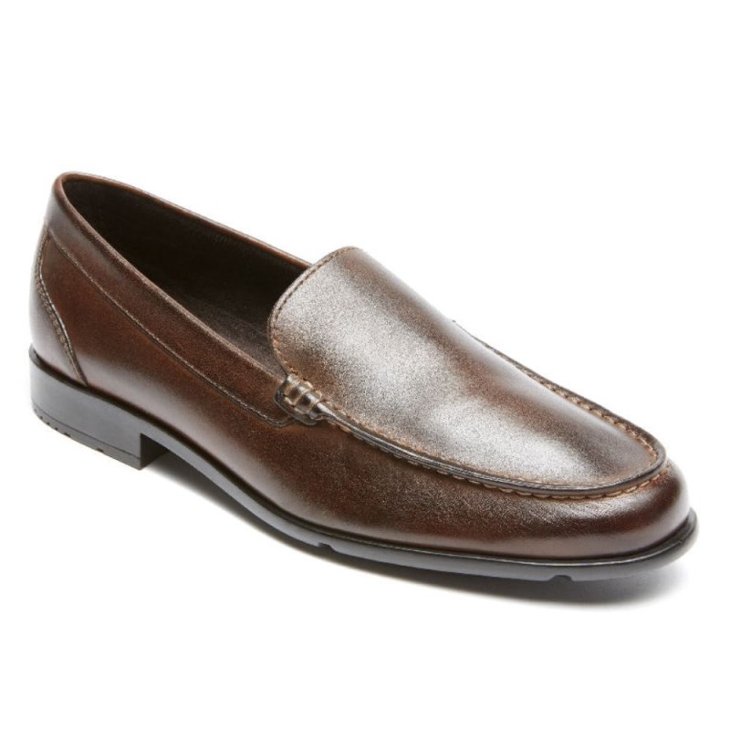 Rockport Classic Venetian Men Loafers Dark Brown Singapore | NP8-29862