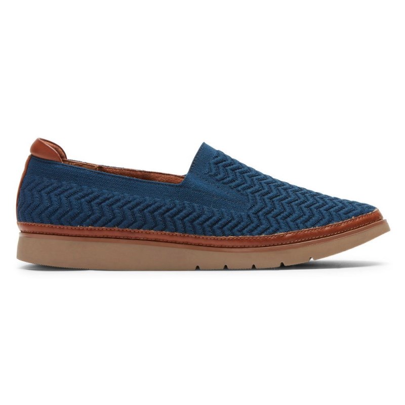 Rockport Cobb Hill Camryn Women Slip Ons Blue Singapore | HL8-77727