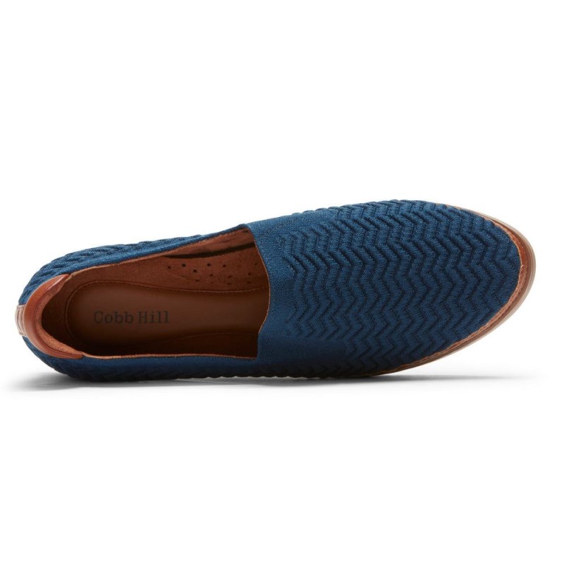 Rockport Cobb Hill Camryn Women Slip Ons Blue Singapore | HL8-77727