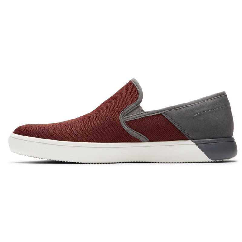 Rockport Colle Mesh Slip-On Men Sneakers Red Brown Multi Singapore | KX8-20362