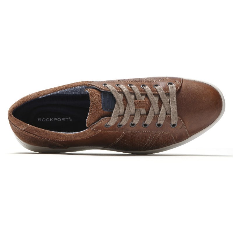 Rockport Colle Tie Classic Men Sneakers Brown Singapore | DN0-89218