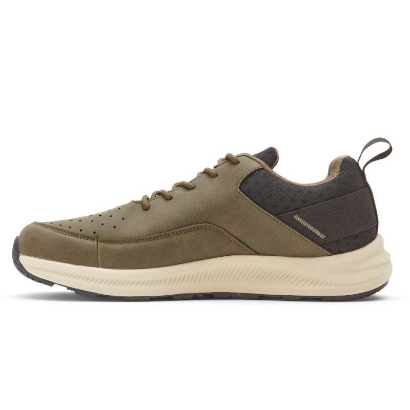 Rockport Colton Lace-Up Men Sneakers Olive Singapore | JT4-64526