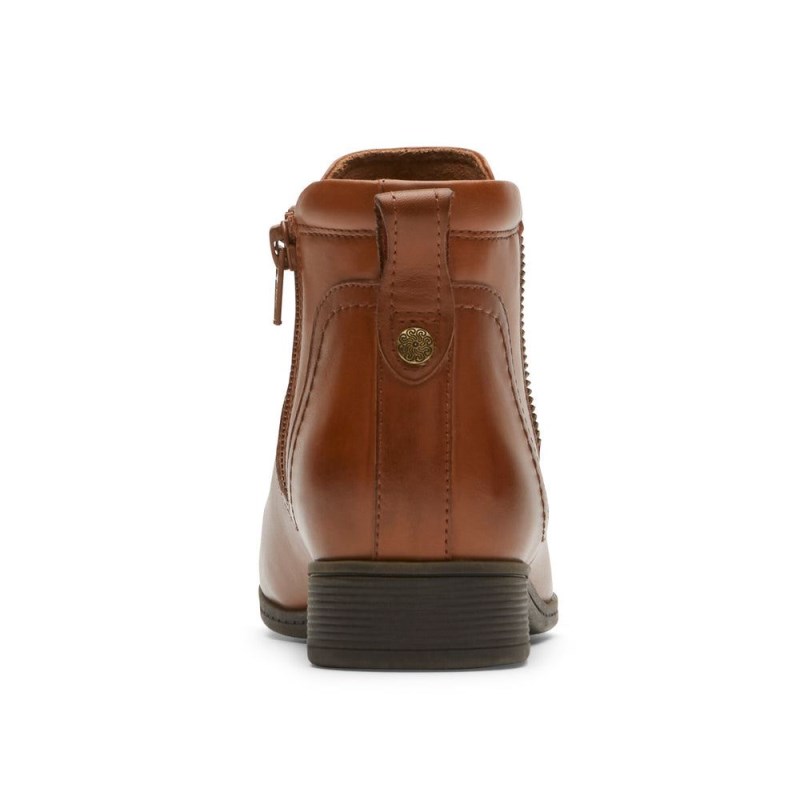 Rockport Crosbie Gore Women Chelsea Boots Toffee Brown Singapore | LB0-20762