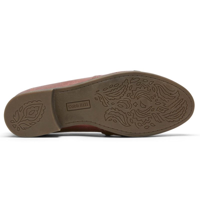 Rockport Crosbie Slip-On Women Loafers Red Singapore | LD4-80128