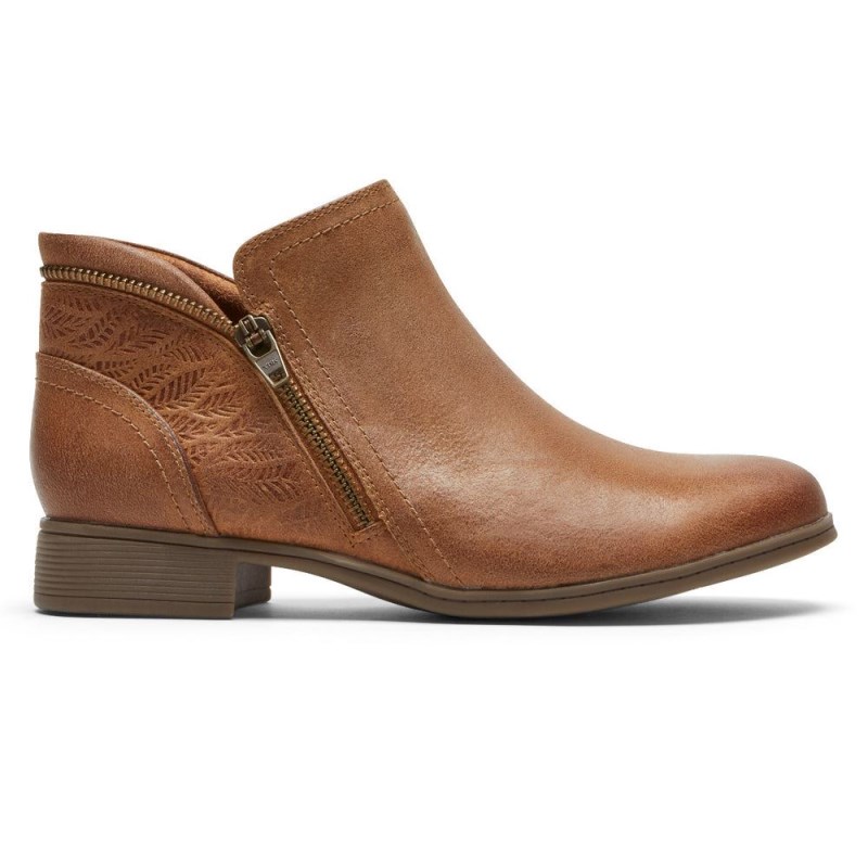 Rockport Crosbie Women Booties Brown Singapore | EP5-09490